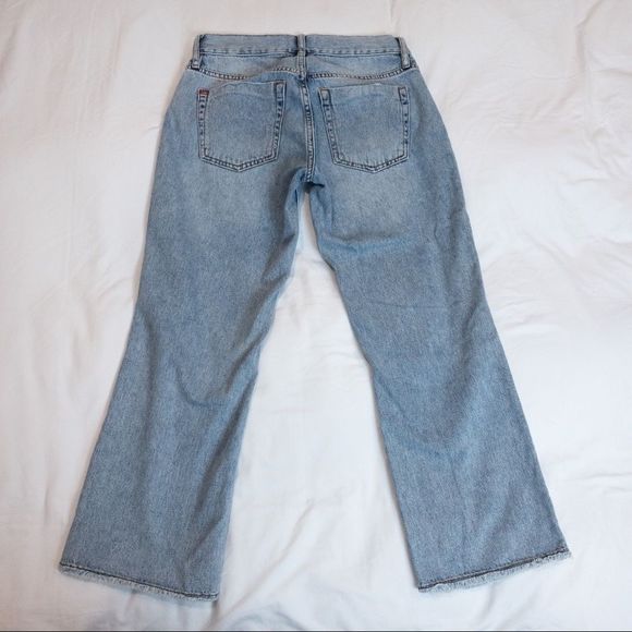 BDG Acid Wash Cropped Boyfriend Jeans - Size 25 - Picture 3 of 8